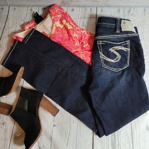 Silver Suki Super Skinny Dark Wash Jeans